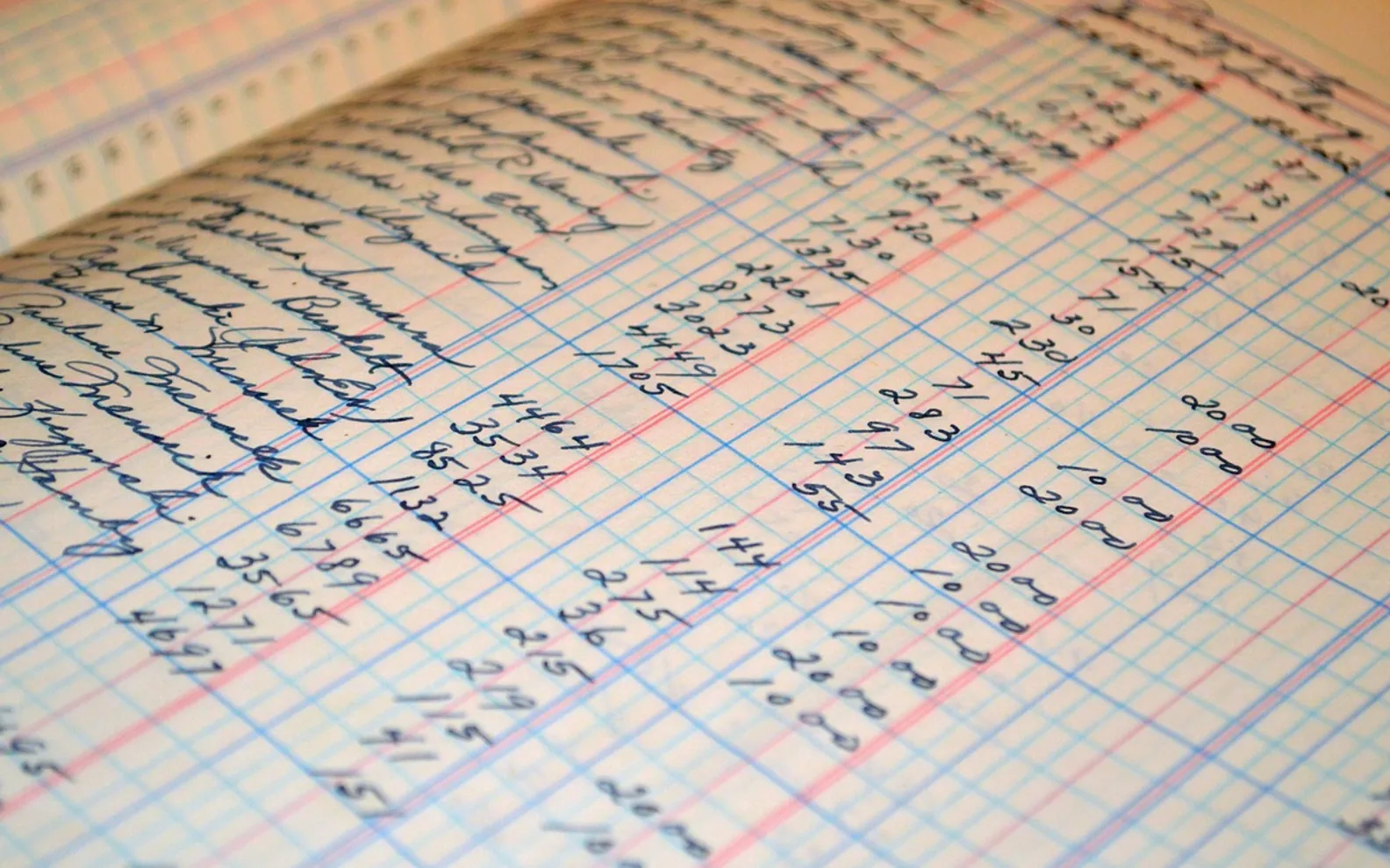 Ledger, accounting and business