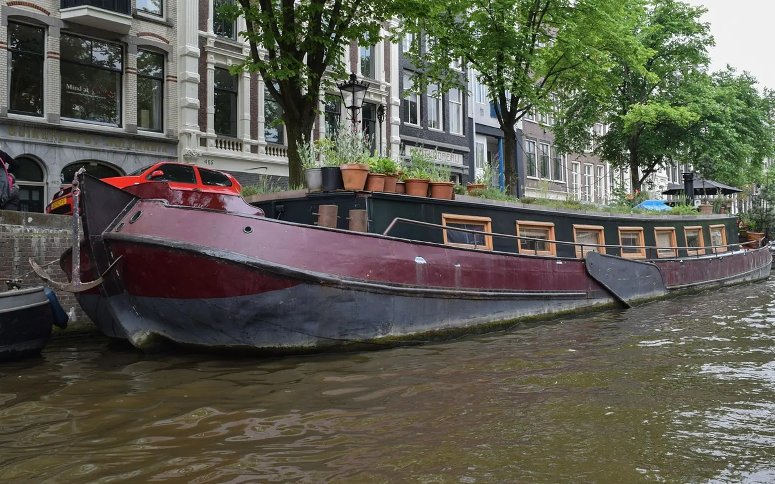 Boat, canal and nature